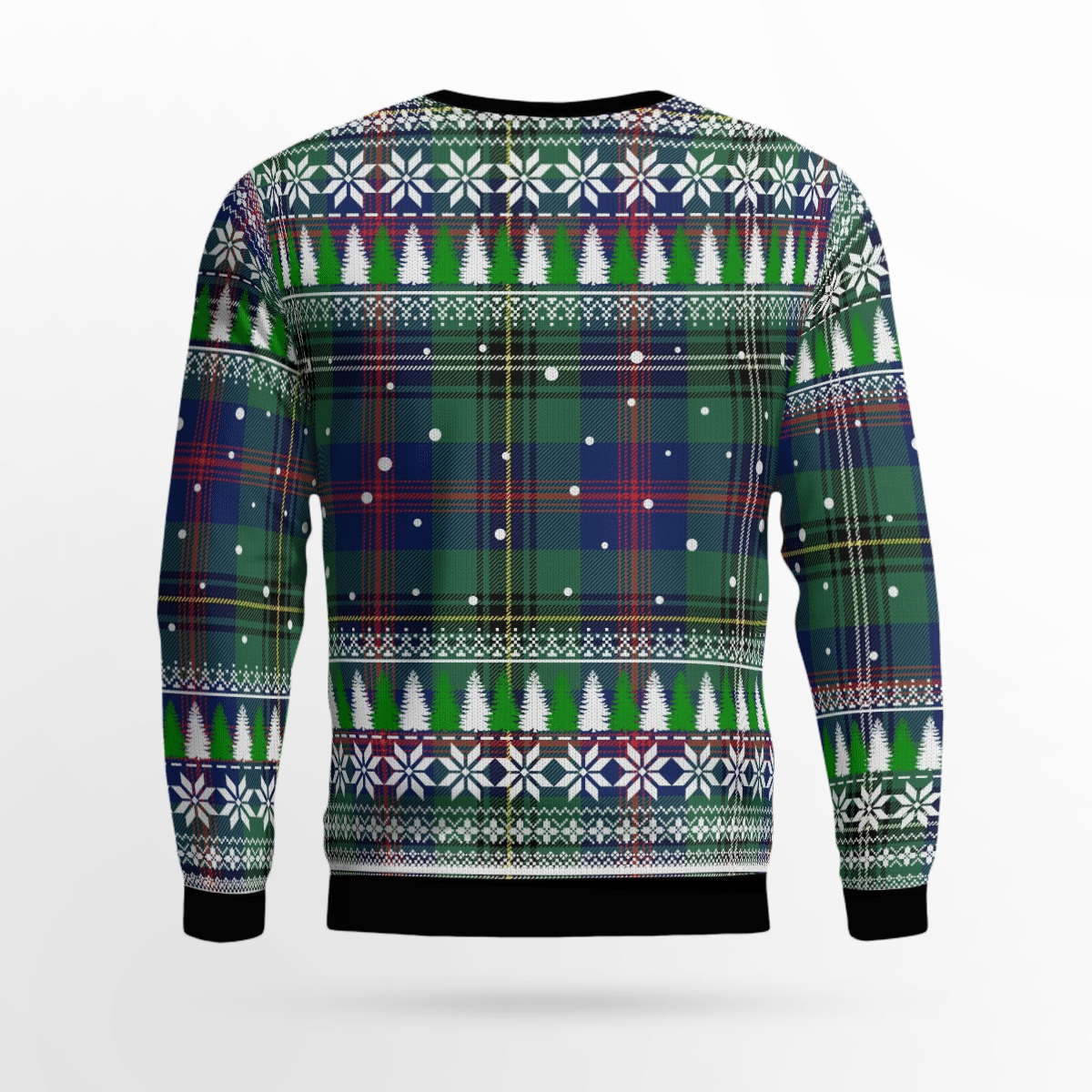 Clan Wood Modern Tartan Christmas Ugly Sweater DT30 Wood Modern Tartan Tartan Ugly Sweater   