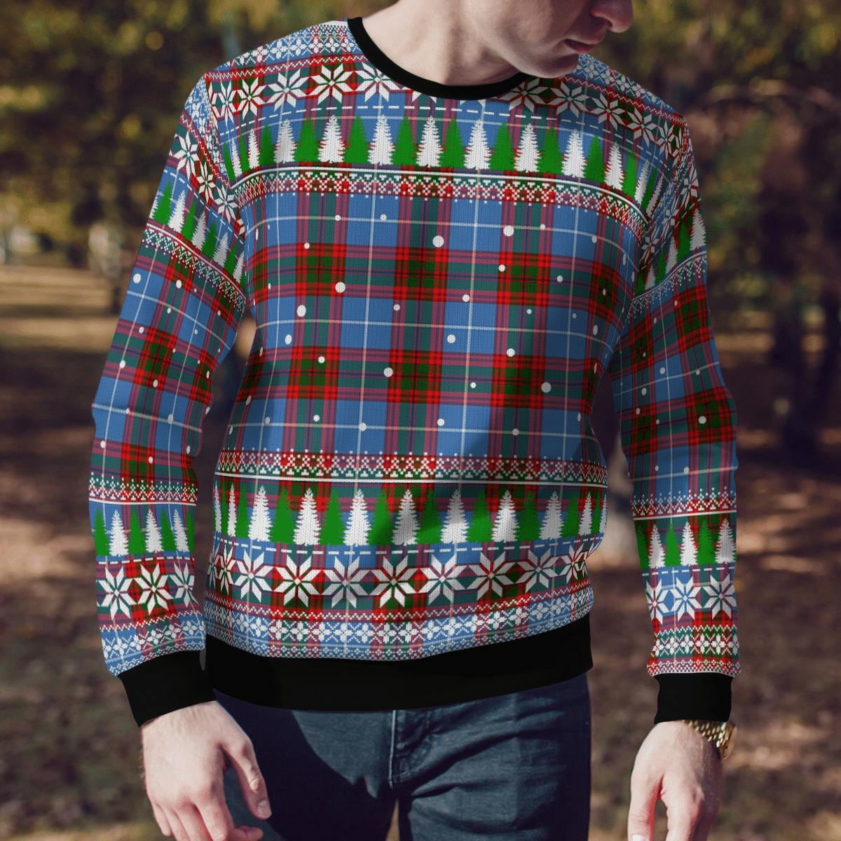 Clan Skirving (Edinburgh) Tartan Christmas Ugly Sweater WI96 Skirving (Edinburgh) Tartan Tartan Ugly Sweater   