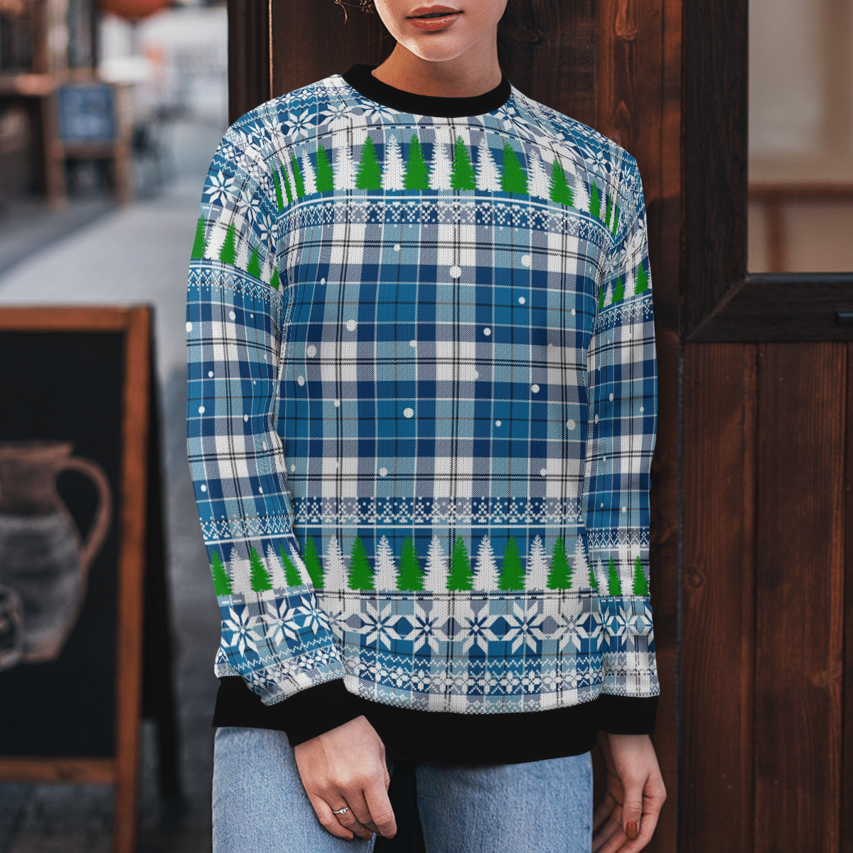 Clan Strathclyde District Tartan Christmas Ugly Sweater MP23 Strathclyde District Tartan Tartan Ugly Sweater   