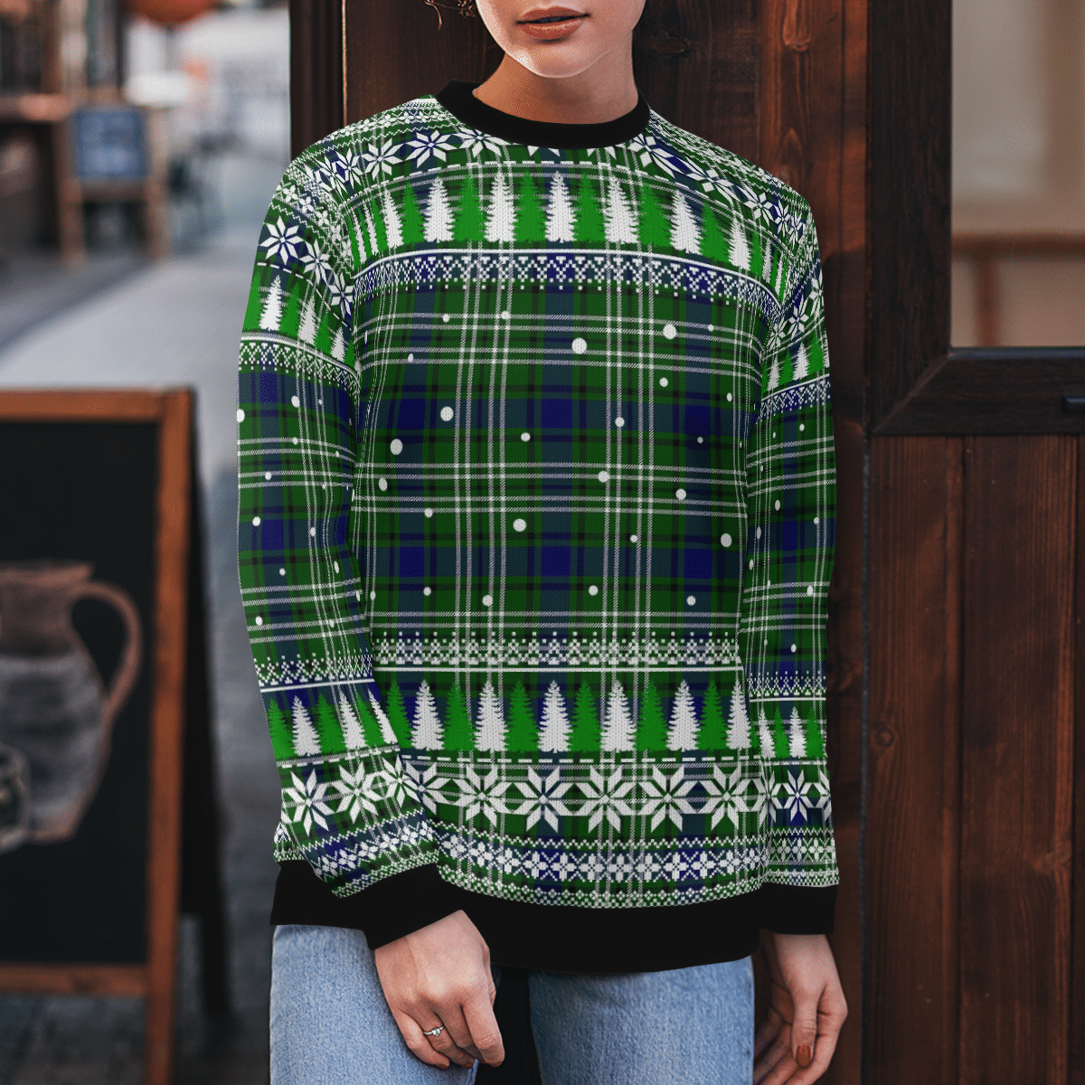 Clan Swinton (Tweedside) Tartan Christmas Ugly Sweater JQ67 Swinton (Tweedside) Tartan Tartan Ugly Sweater   