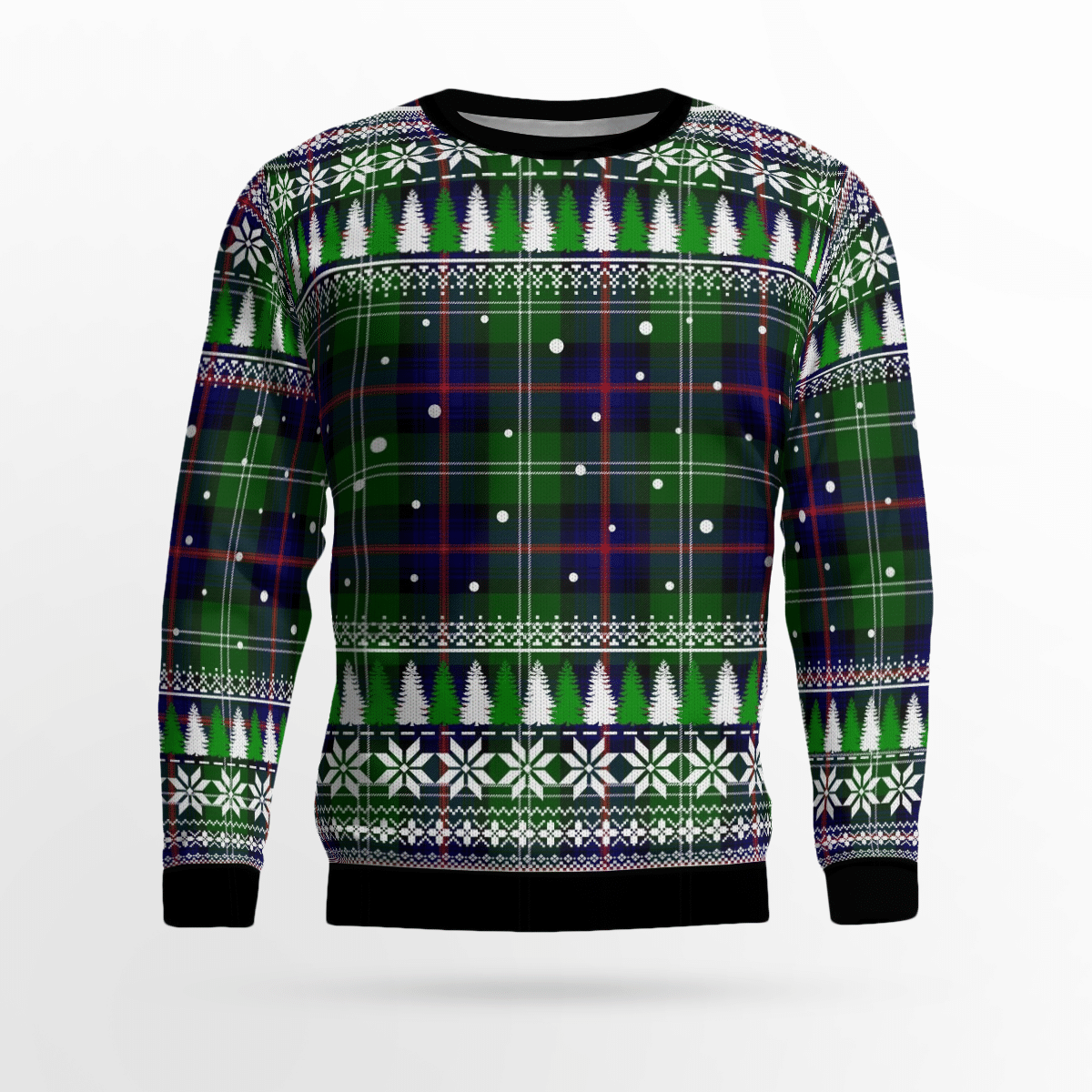 Clan Sutherland Modern Tartan Christmas Ugly Sweater VG87 Sutherland Modern Tartan Tartan Ugly Sweater   