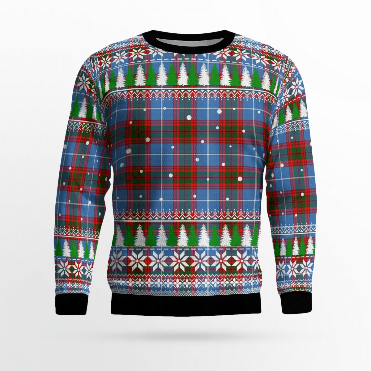 Clan Trotter Tartan Christmas Ugly Sweater JT65 Trotter Tartan Tartan Ugly Sweater   