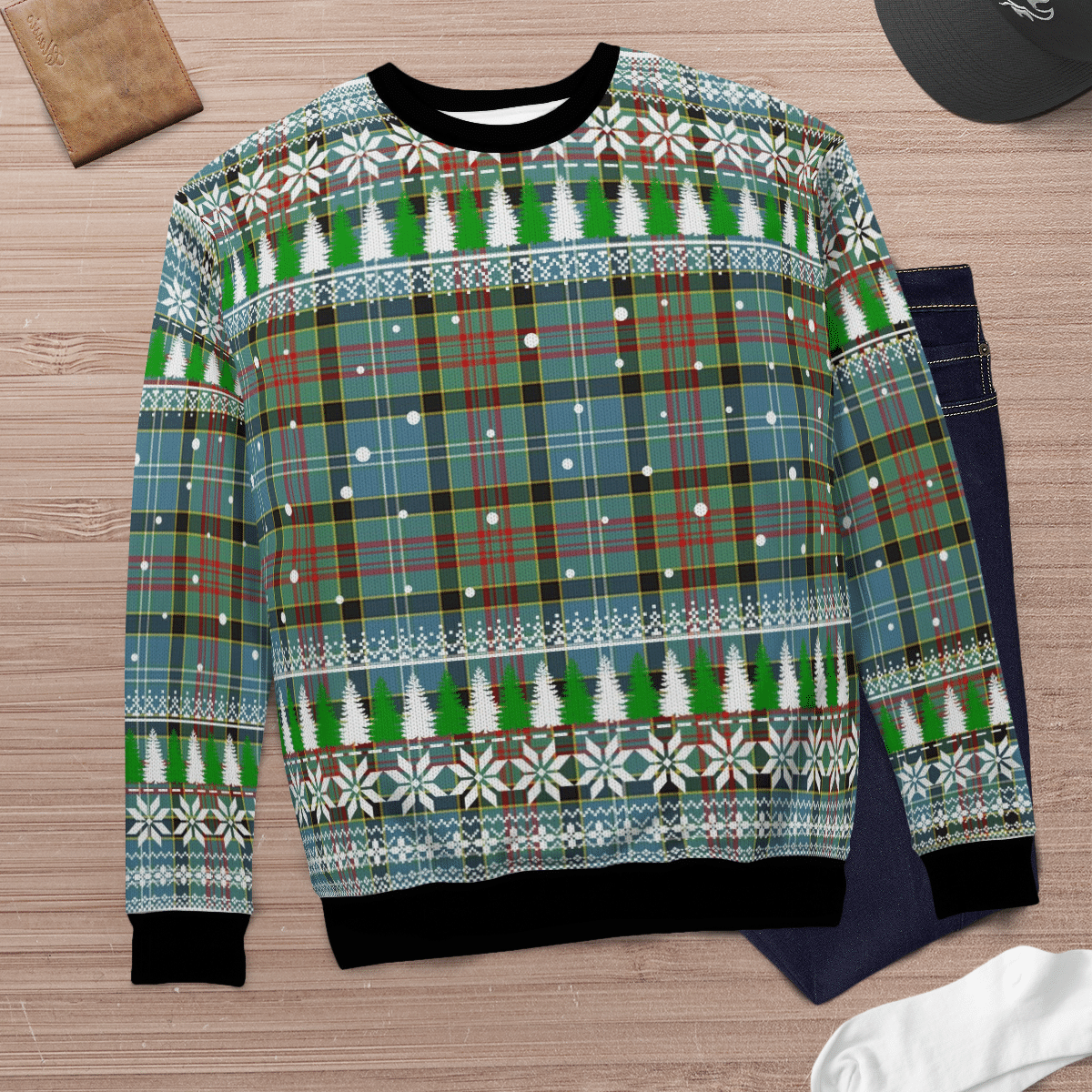 Clan Walkinshaw Tartan Christmas Ugly Sweater IM46 Walkinshaw Tartan Tartan Ugly Sweater   