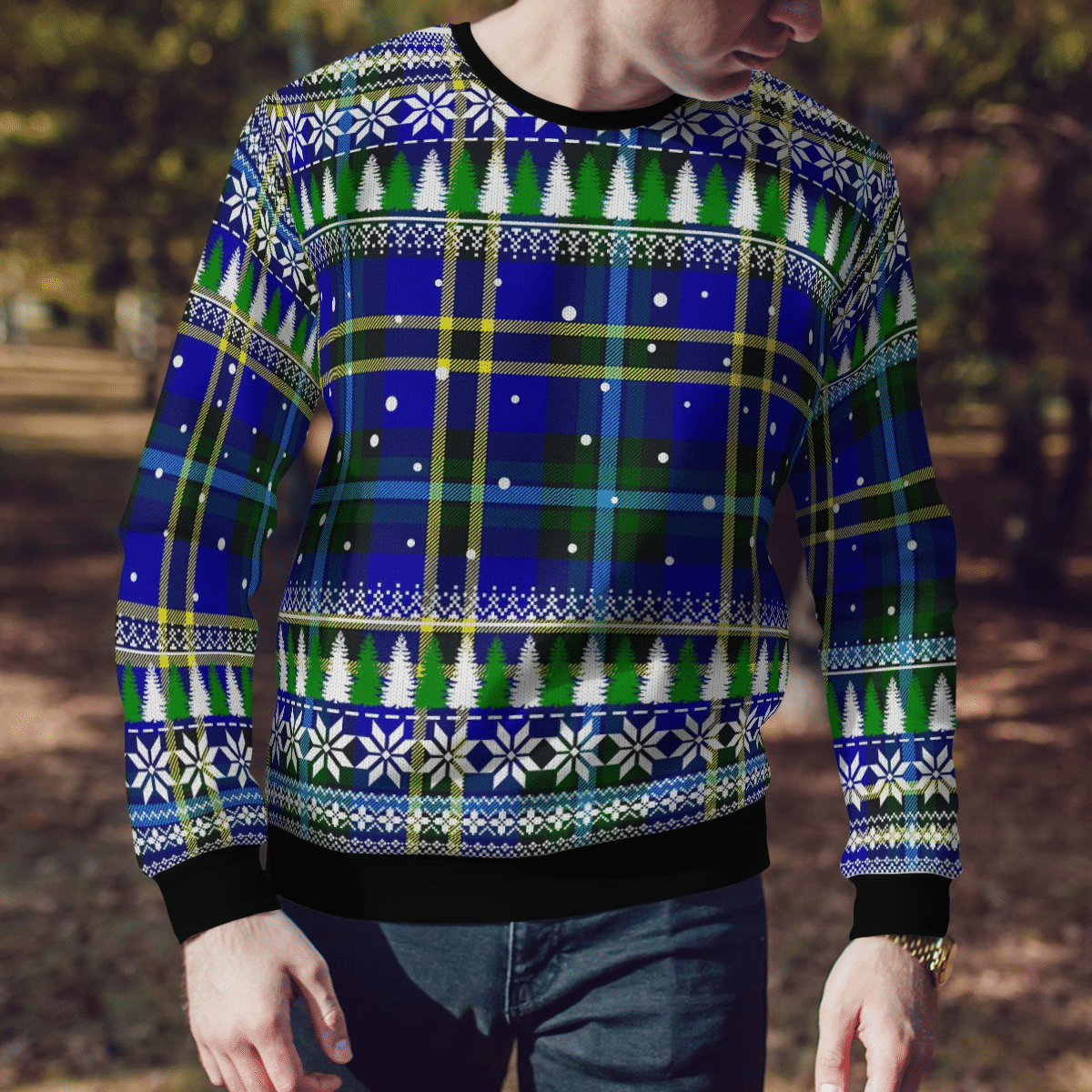 Clan Weir Modern Tartan Christmas Ugly Sweater AG11 Weir Modern Tartan Tartan Ugly Sweater   