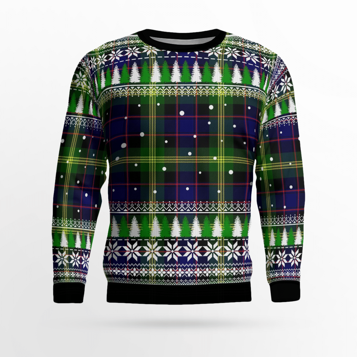 Clan Watson Modern Tartan Christmas Ugly Sweater DJ19 Watson Modern Tartan Tartan Ugly Sweater   