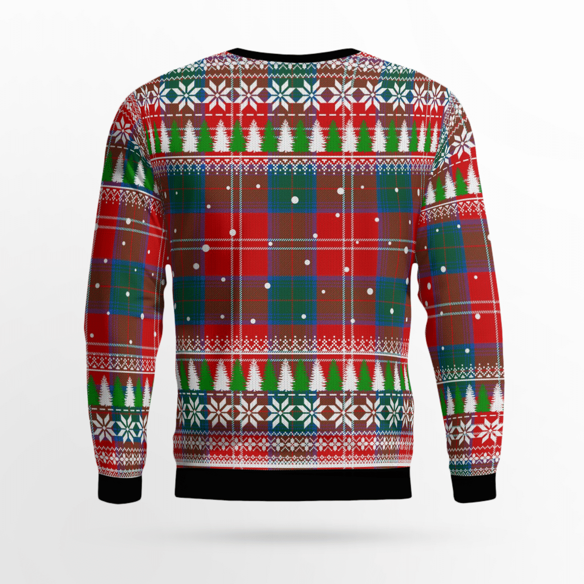 Clan Chisholm Ancient Crest Tartan Christmas Ugly Sweater WF89 Chisholm Ancient Crest Tartan Tartan Ugly Sweater   