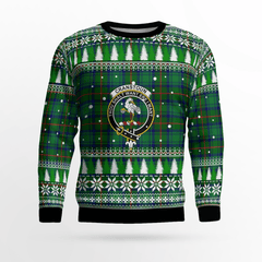 Clan Cranstoun Crest Tartan Christmas Ugly Sweater ED52 Cranstoun Crest Tartan Tartan Ugly Sweater   