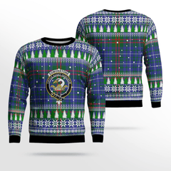 Clan Edmonstone Crest Tartan Christmas Ugly Sweater UJ22 Edmonstone Crest Tartan Tartan Ugly Sweater   