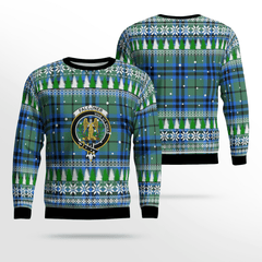 Clan Falconer Crest Tartan Christmas Ugly Sweater HR51 Falconer Crest Tartan Tartan Ugly Sweater   