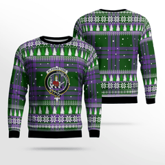 Clan Elphinstone Crest Tartan Christmas Ugly Sweater BJ80 Elphinstone Crest Tartan Tartan Ugly Sweater   