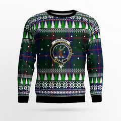 Clan Davidson Modern Crest Tartan Christmas Ugly Sweater ZR66 Davidson Modern Crest Tartan Tartan Ugly Sweater   