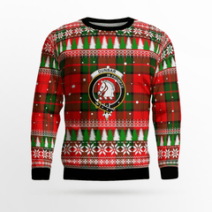 Clan Dunbar Modern Crest Tartan Christmas Ugly Sweater OS76 Dunbar Modern Crest Tartan Tartan Ugly Sweater   