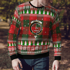 Clan Erskine Modern Crest Tartan Christmas Ugly Sweater JI23 Erskine Modern Crest Tartan Tartan Ugly Sweater   