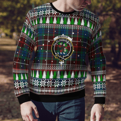 Clan Fraser Hunting Ancient Crest Tartan Christmas Ugly Sweater XW72 Fraser Hunting Ancient Crest Tartan Tartan Ugly Sweater   