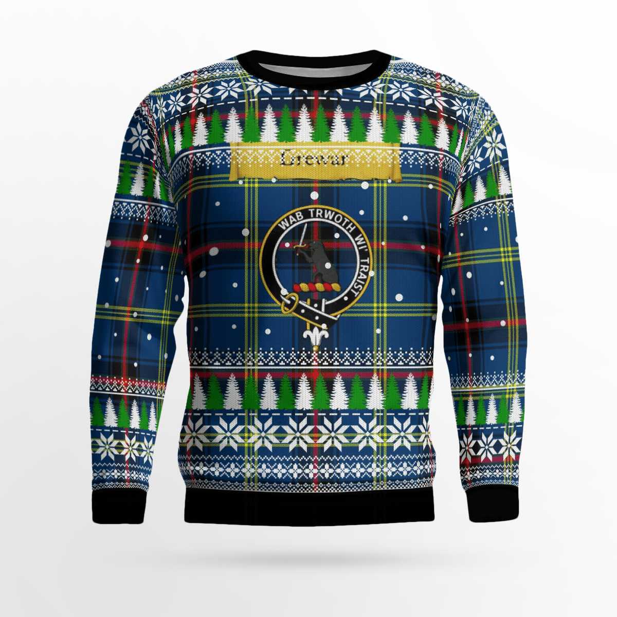 Clan Grewar Crest Tartan Christmas Ugly Sweater GH88 Grewar Crest Tartan Tartan Ugly Sweater   