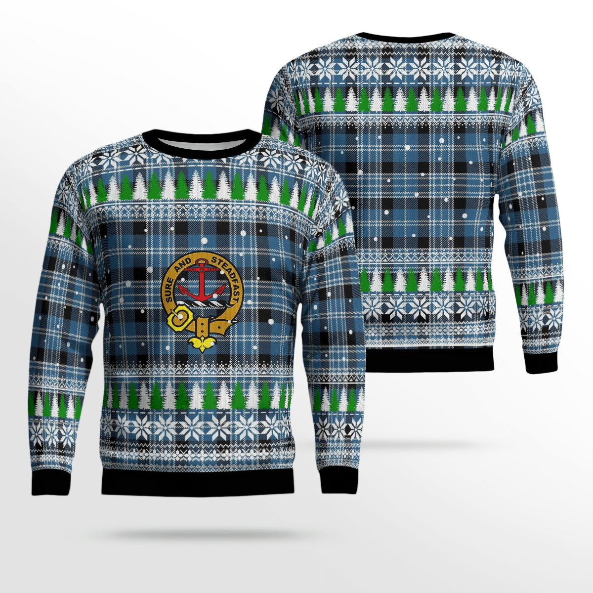 Clan Clark Ancient Crest Tartan Christmas Ugly Sweater EX73 Clark Ancient Crest Tartan Tartan Ugly Sweater   