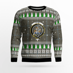 Clan Haig Check Crest Tartan Christmas Ugly Sweater PQ86 Haig Check Crest Tartan Tartan Ugly Sweater   