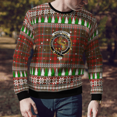 Clan MacKintosh Hunting Weathered Crest Tartan Christmas Ugly Sweater CC62 MacKintosh Hunting Weathered Crest Tartan Tartan Ugly Sweater   