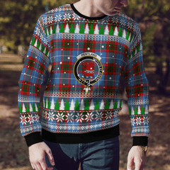 Clan Pentland (Edinburgh) Crest Tartan Christmas Ugly Sweater WN55 Pentland (Edinburgh) Crest Tartan Tartan Ugly Sweater   