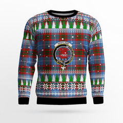 Clan Pentland (Edinburgh) Crest Tartan Christmas Ugly Sweater WN55 Pentland (Edinburgh) Crest Tartan Tartan Ugly Sweater   