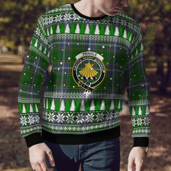 Clan Pringle Crest Tartan Christmas Ugly Sweater WL44 Pringle Crest Tartan Tartan Ugly Sweater   