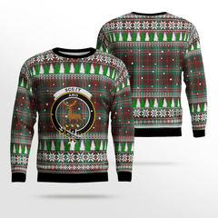 Clan Scott Brown Ancient Crest Tartan Christmas Ugly Sweater HF43 Scott Brown Ancient Crest Tartan Tartan Ugly Sweater   