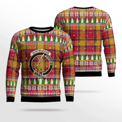 Clan Scrymgeour Crest Tartan Christmas Ugly Sweater IS98 Scrymgeour Crest Tartan Tartan Ugly Sweater   