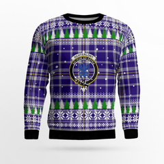 Clan Ochterlony Crest Tartan Christmas Ugly Sweater ZX23 Ochterlony Crest Tartan Tartan Ugly Sweater   