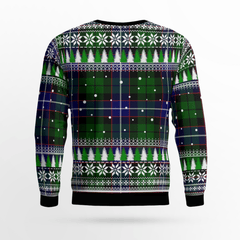 Clan Russell Modern Crest Tartan Christmas Ugly Sweater GK18 Russell Modern Crest Tartan Tartan Ugly Sweater   