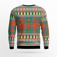 Clan MacKintosh Ancient Crest Tartan Christmas Ugly Sweater KV24 MacKintosh Ancient Crest Tartan Tartan Ugly Sweater   