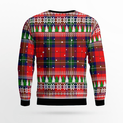 Clan Ruthven Modern Crest Tartan Christmas Ugly Sweater CN23 Ruthven Modern Crest Tartan Tartan Ugly Sweater   