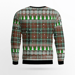 Clan Thomson Hunting Modern Crest Tartan Christmas Ugly Sweater LG64 Thomson Hunting Modern Crest Tartan Tartan Ugly Sweater   