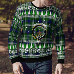 Clan Swinton (Tweedside) Crest Tartan Christmas Ugly Sweater VG83 Swinton (Tweedside) Crest Tartan Tartan Ugly Sweater   