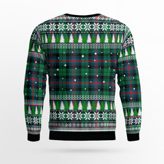 Clan Urquhart Broad Red Ancient Crest Tartan Christmas Ugly Sweater PN52 Urquhart Broad Red Ancient Crest Tartan Tartan Ugly Sweater   