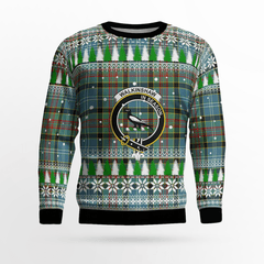 Clan Walkinshaw Crest Tartan Christmas Ugly Sweater GC80 Walkinshaw Crest Tartan Tartan Ugly Sweater   