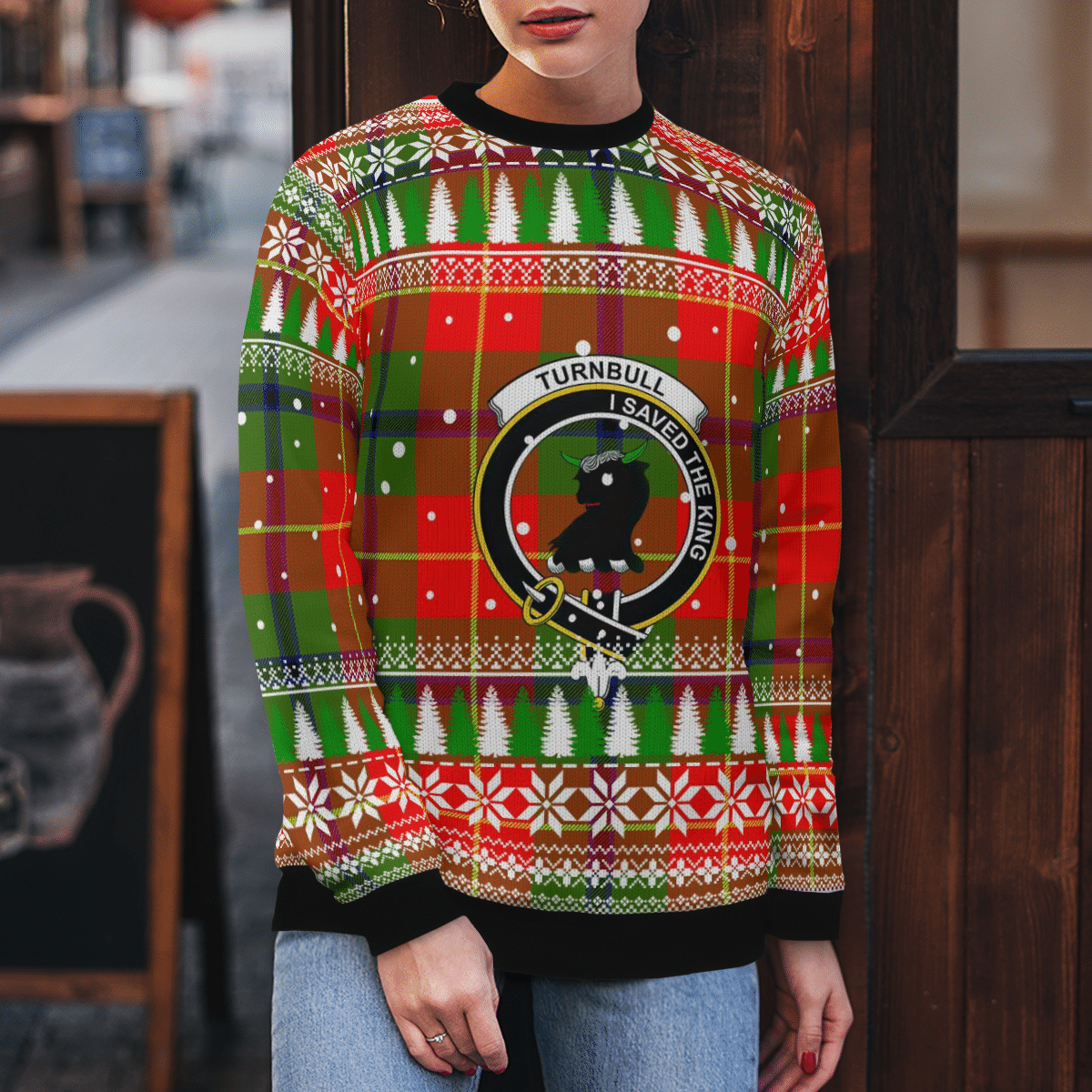 Clan Turnbull Dress Crest Tartan Christmas Ugly Sweater AZ96 Turnbull Dress Crest Tartan Tartan Ugly Sweater   