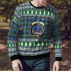 Clan Weir Ancient Crest Tartan Christmas Ugly Sweater VV61 Weir Ancient Crest Tartan Tartan Ugly Sweater   