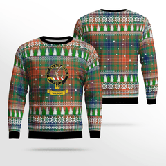 Clan Wilson Ancient Crest Tartan Christmas Ugly Sweater RP80 Wilson Ancient Crest Tartan Tartan Ugly Sweater   