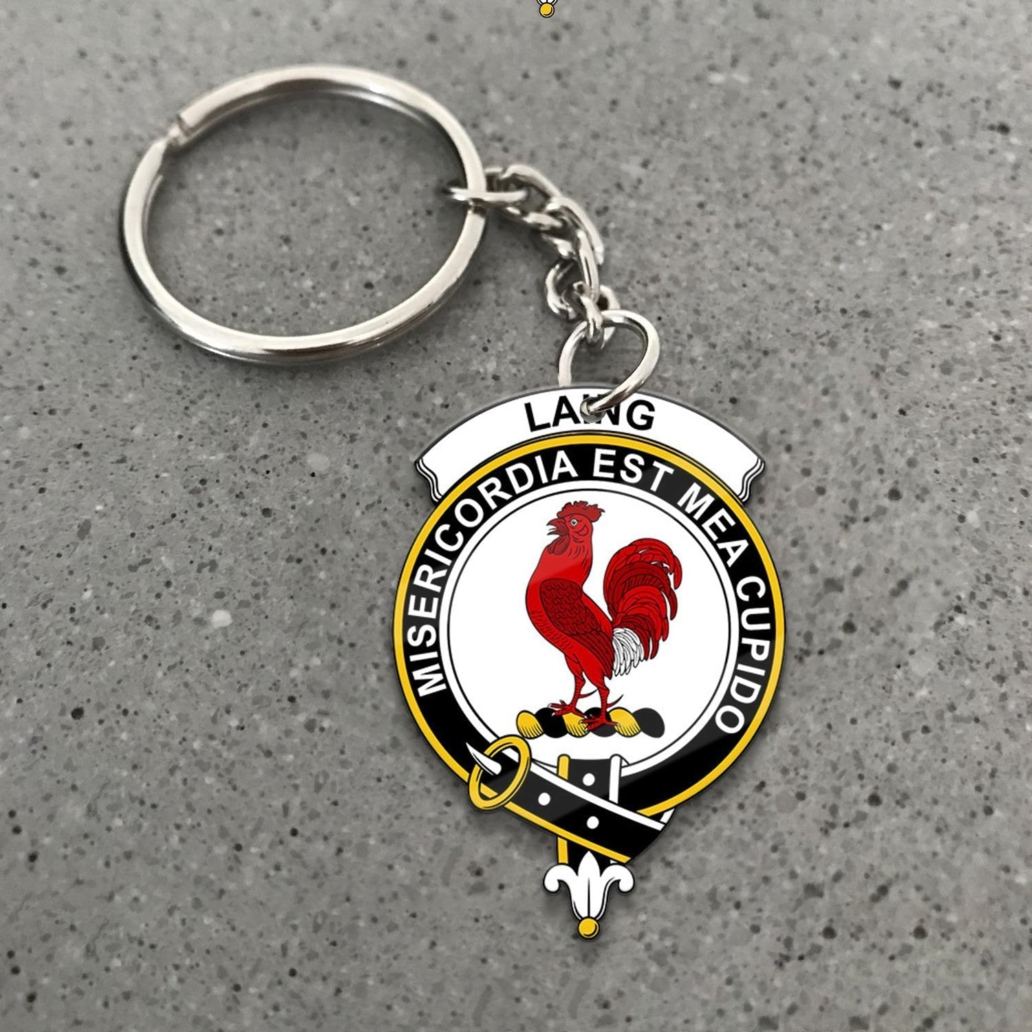 Clan Laing Tartan Crest Keychain EX17 Clan Laing Tartan Today   