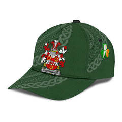 Clan Underwood Coat Of Arms - Irish Family Crest St Patrick's Day Classic CapRZ64 Classic Cap - Underwood Coat Of Arms St Patrick's Day Classic Cap Irish Cap   