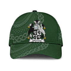 Clan Wemyss Coat Of Arms - Irish Family Crest St Patrick's Day Classic CapZO96 Classic Cap - Wemyss Coat Of Arms St Patrick's Day Classic Cap Irish Cap   