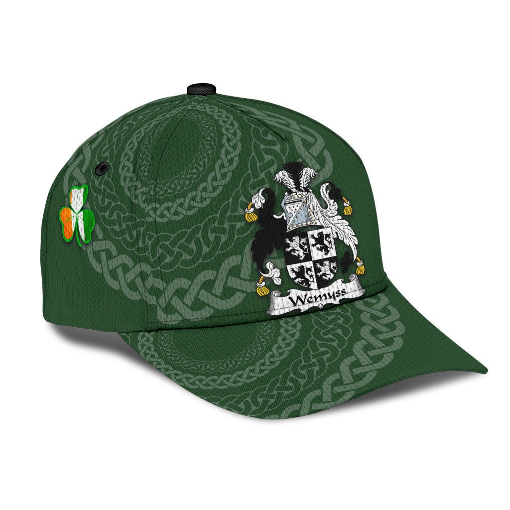 Clan Wemyss Coat Of Arms - Irish Family Crest St Patrick's Day Classic CapZO96 Classic Cap - Wemyss Coat Of Arms St Patrick's Day Classic Cap Irish Cap   