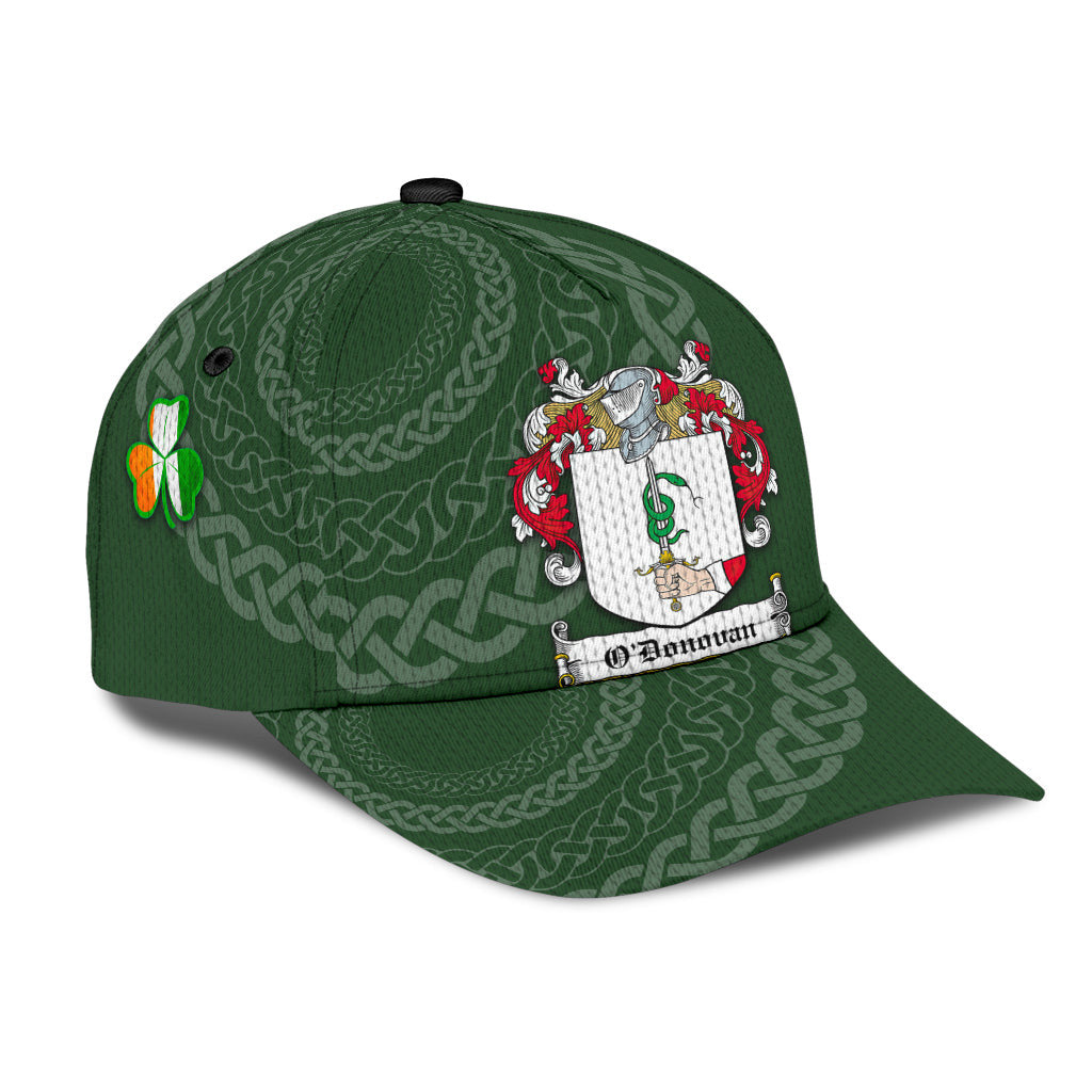 Clan Odonovan Coat Of Arms - Irish Family Crest St Patrick's Day Classic CapLT11 Classic Cap - Odonovan Coat Of Arms St Patrick's Day Classic Cap Irish Cap   