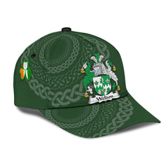 Clan Weldon Coat Of Arms - Irish Family Crest St Patrick's Day Classic CapBJ83 Classic Cap - Weldon Coat Of Arms St Patrick's Day Classic Cap Irish Cap   