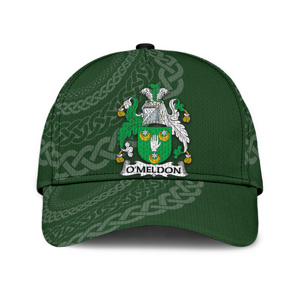 Clan Omeldon Coat Of Arms - Irish Family Crest St Patrick's Day Classic CapFQ14 Classic Cap - Omeldon Coat Of Arms St Patrick's Day Classic Cap Irish Cap   