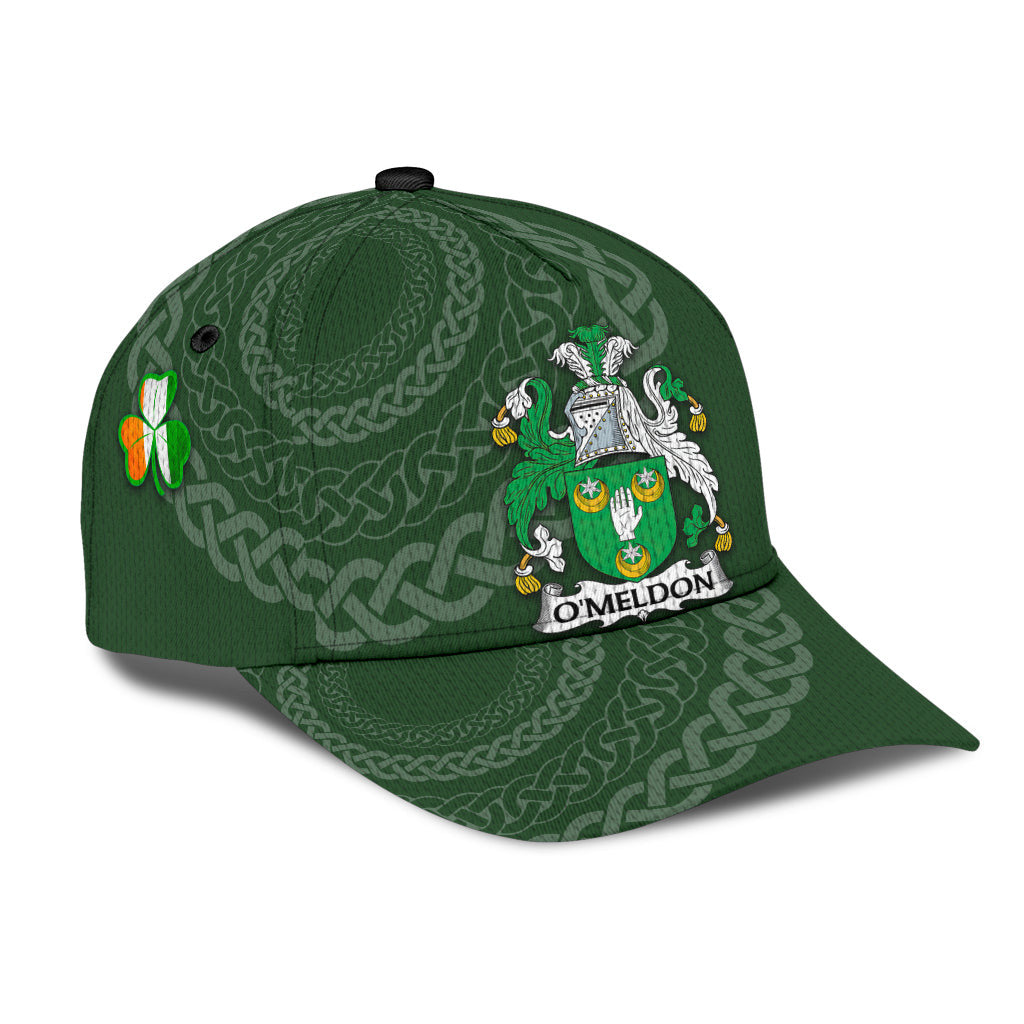 Clan Omeldon Coat Of Arms - Irish Family Crest St Patrick's Day Classic CapFQ14 Classic Cap - Omeldon Coat Of Arms St Patrick's Day Classic Cap Irish Cap   