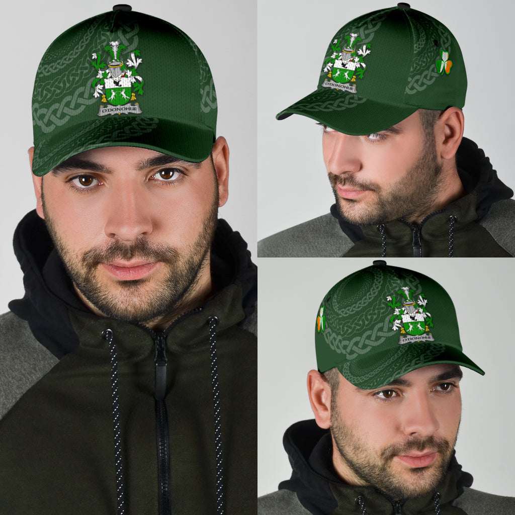 Clan Odonohue Coat Of Arms - Irish Family Crest St Patrick's Day Classic CapNT77 Classic Cap - Odonohue Coat Of Arms St Patrick's Day Classic Cap Irish Cap   