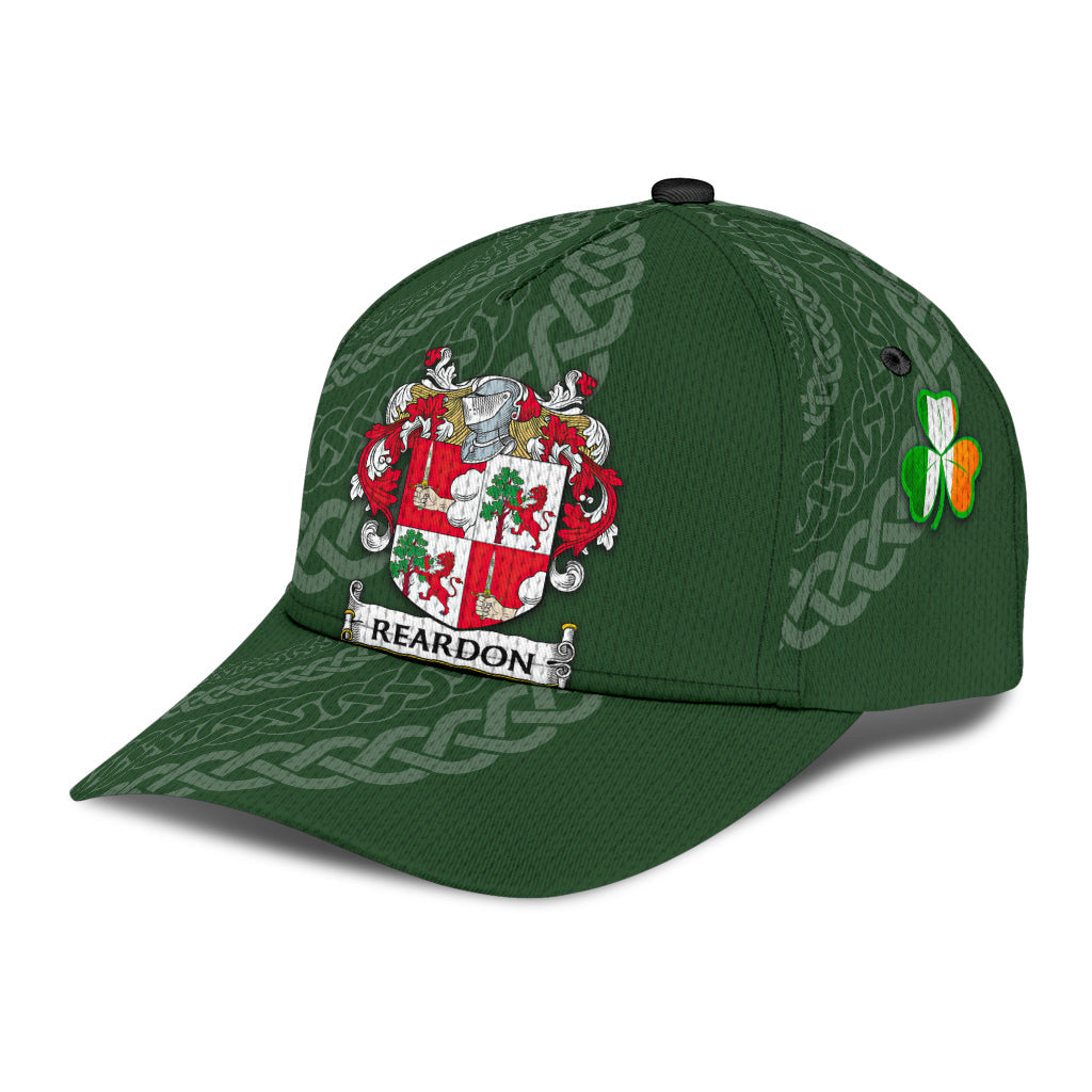 Clan Reardon Coat Of Arms - Irish Family Crest St Patrick's Day Classic CapJQ60 Classic Cap - Reardon Coat Of Arms St Patrick's Day Classic Cap Irish Cap   