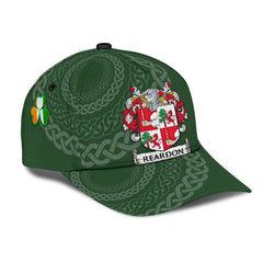 Clan Reardon Coat Of Arms - Irish Family Crest St Patrick's Day Classic CapJQ60 Classic Cap - Reardon Coat Of Arms St Patrick's Day Classic Cap Irish Cap   