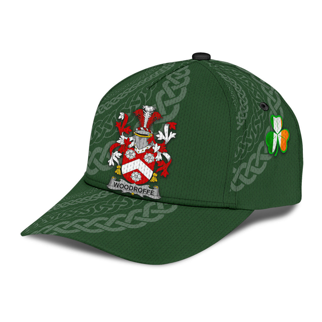 Clan Woodroffe Coat Of Arms - Irish Family Crest St Patrick's Day Classic CapYT12 Classic Cap - Woodroffe Coat Of Arms St Patrick's Day Classic Cap Irish Cap   